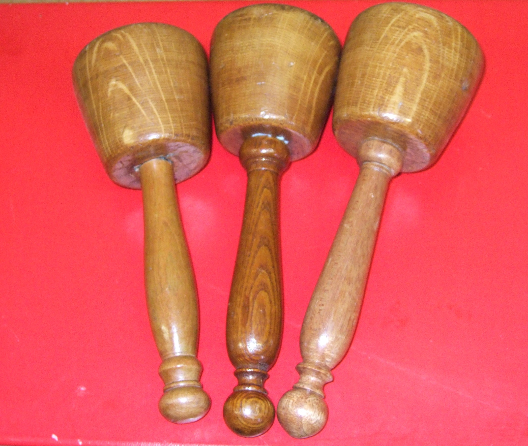The wooden gavels